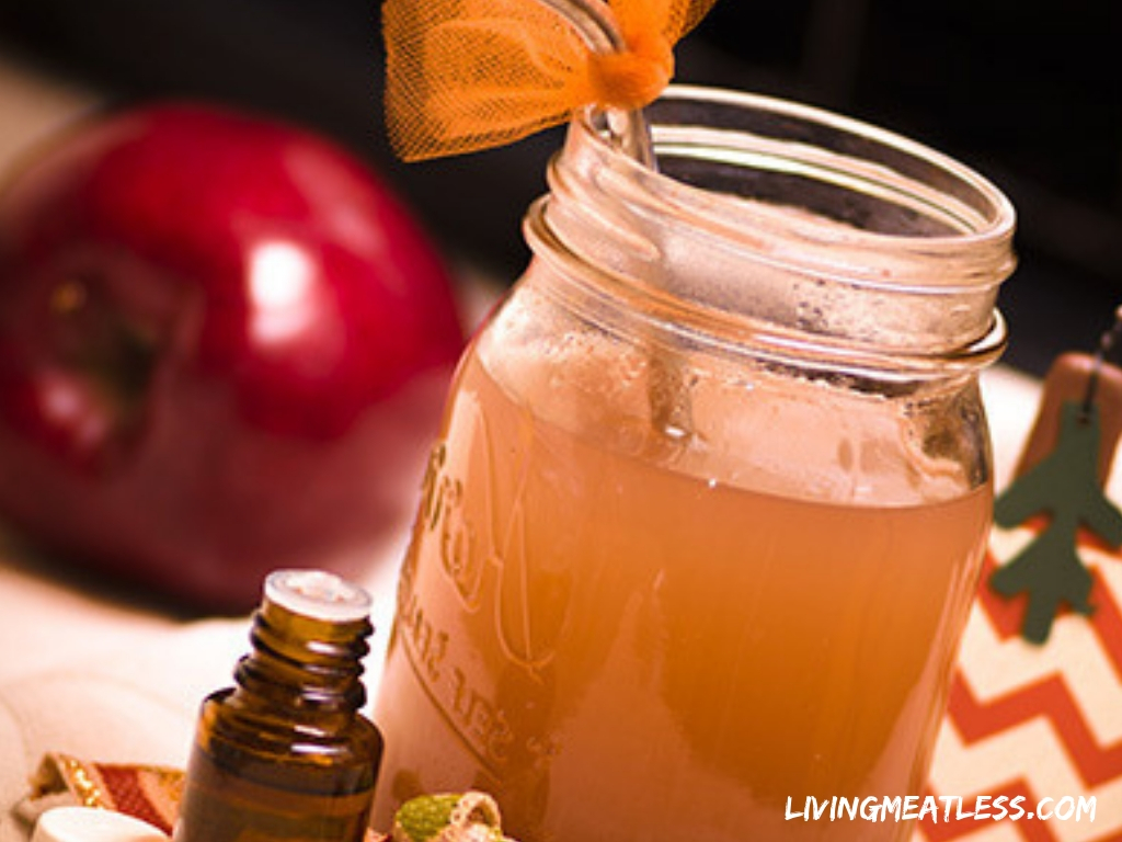 Essential Oil Infused Spiced Apple Cider - Dr. Hal Stewart